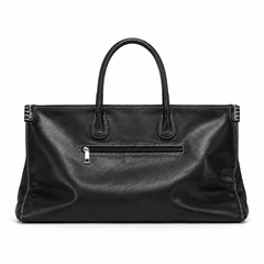 Contrast-Stitch Carryall Bag