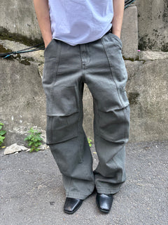 Panel-Dyed Cargo Pants
