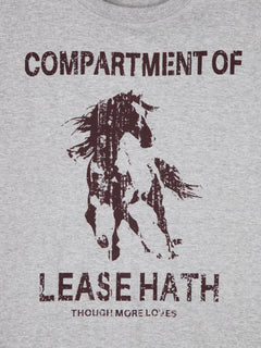 Distressed Horse Graphic Cotton Tee