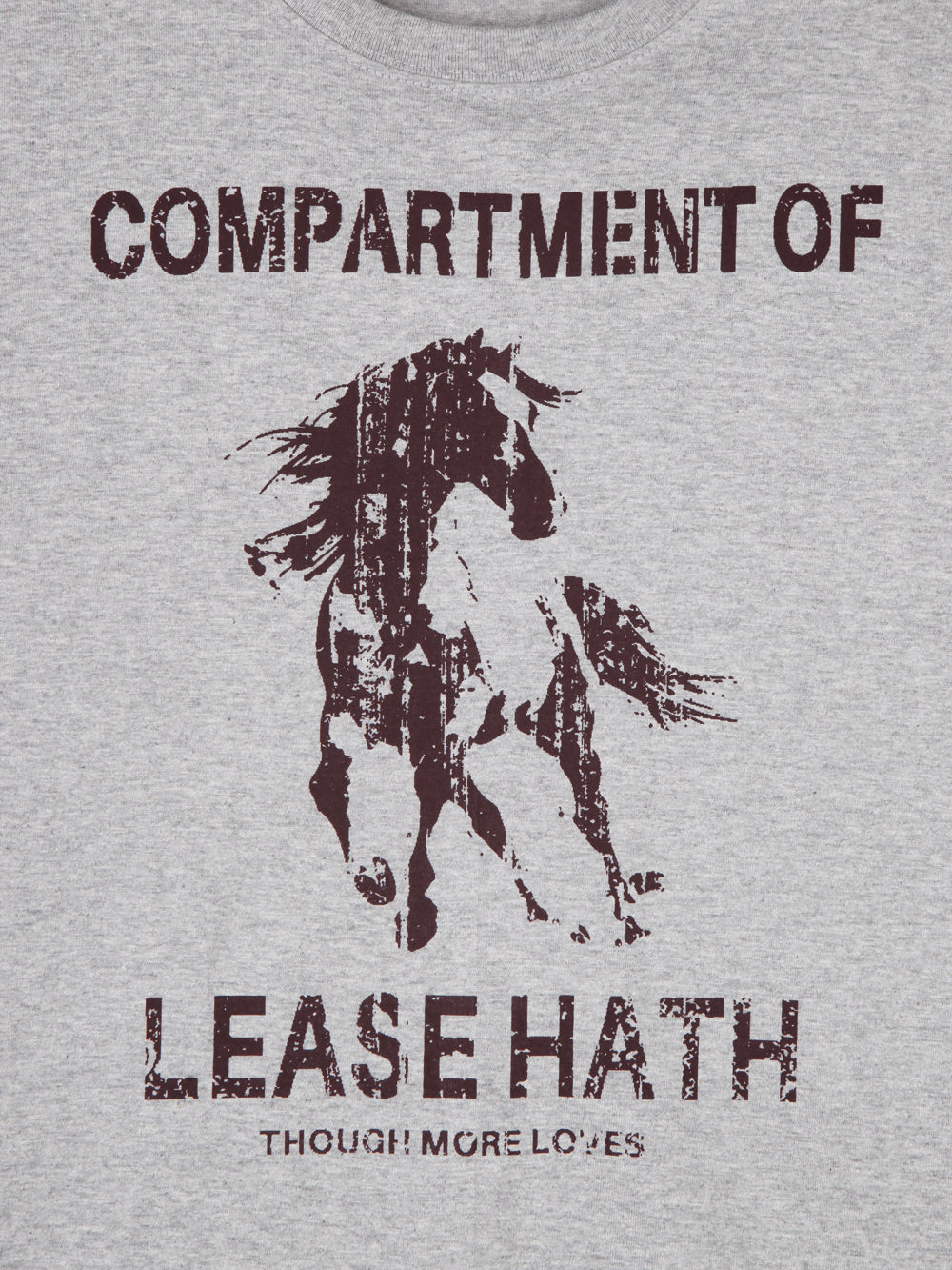 Distressed Horse Graphic Cotton Tee