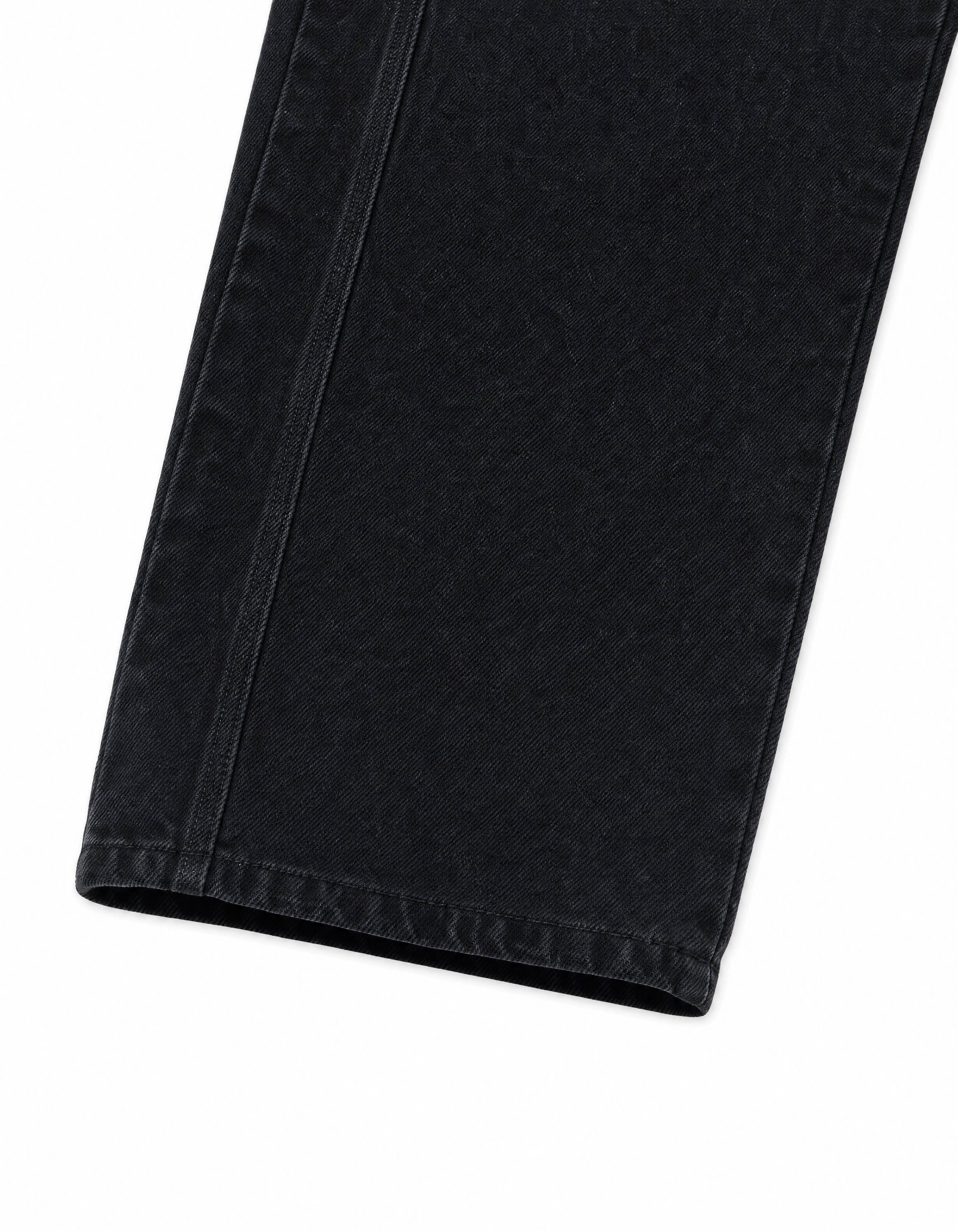 Tab-Pocket Wide Denim Pants