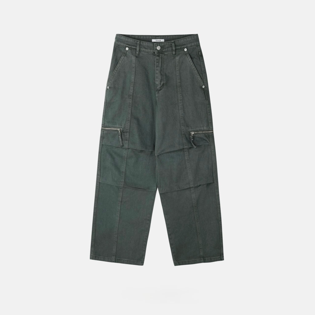 Panel-Dyed Cargo Pants