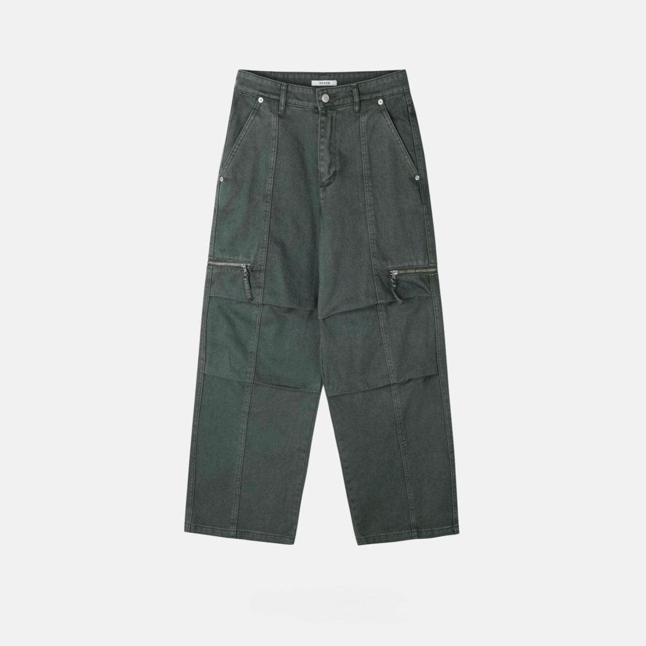 Panel-Dyed Cargo Pants