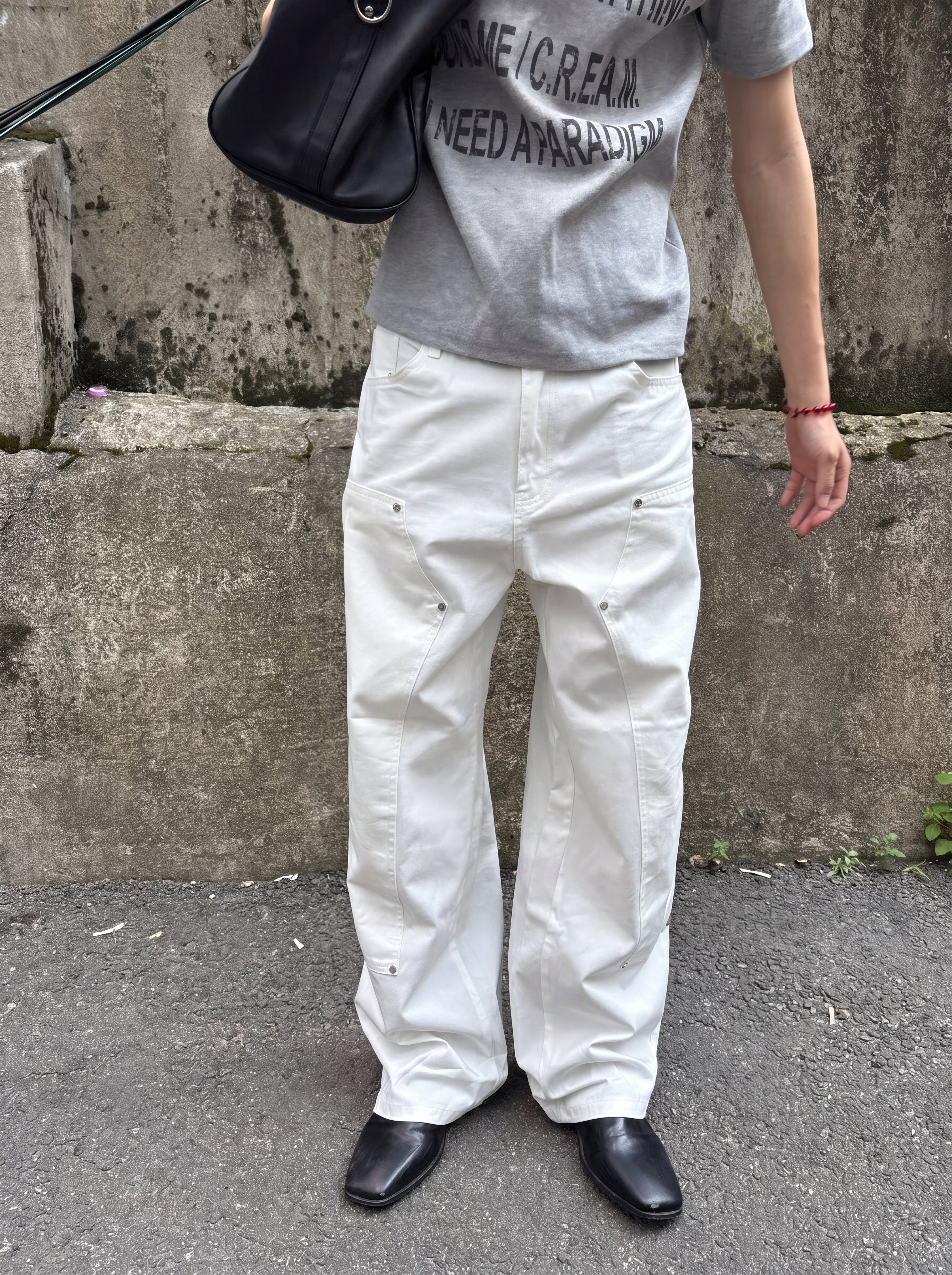 Double-Knee Cotton Work Pants