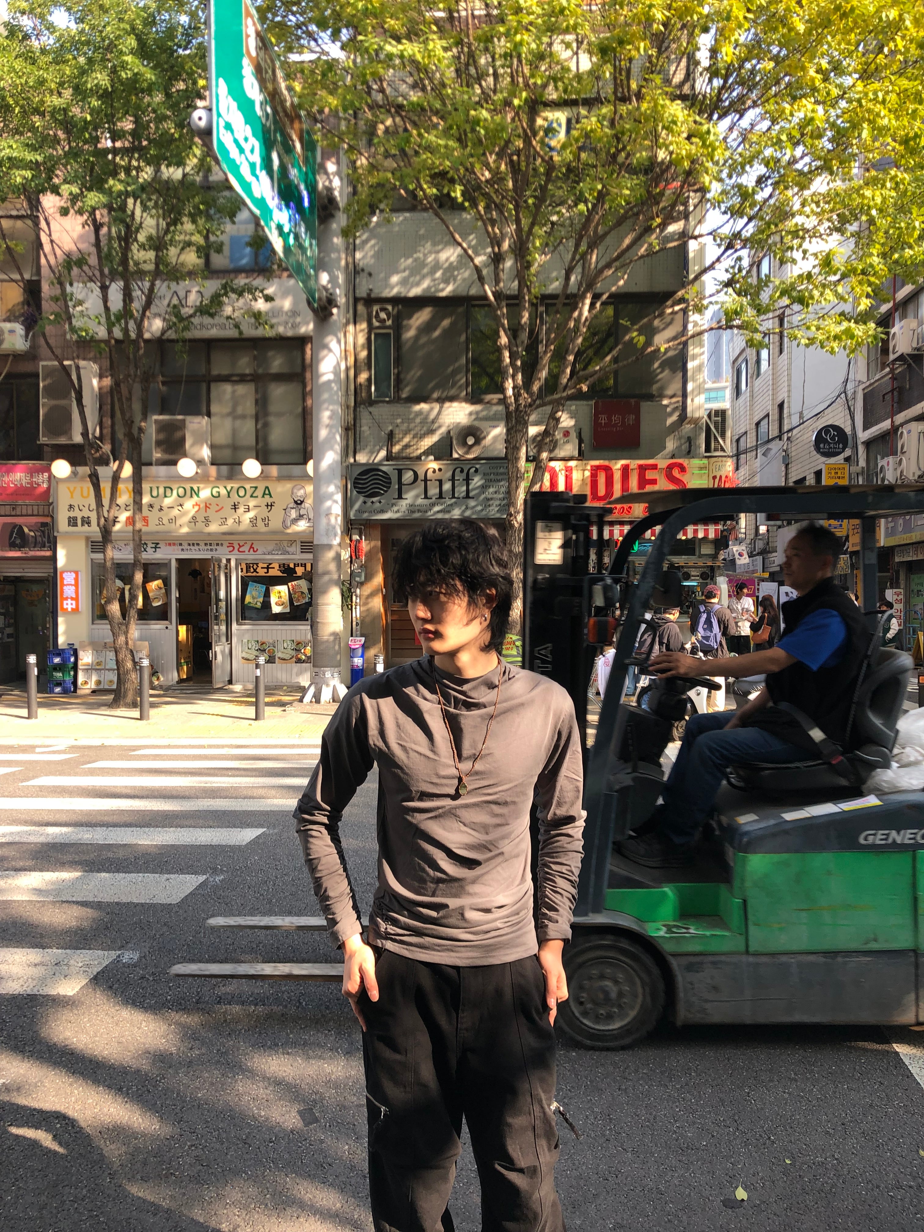 Soft Shirring Long Sleeve Top