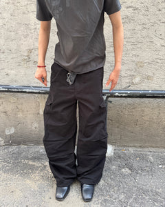Snap-Pocket Cotton Cargo Pants