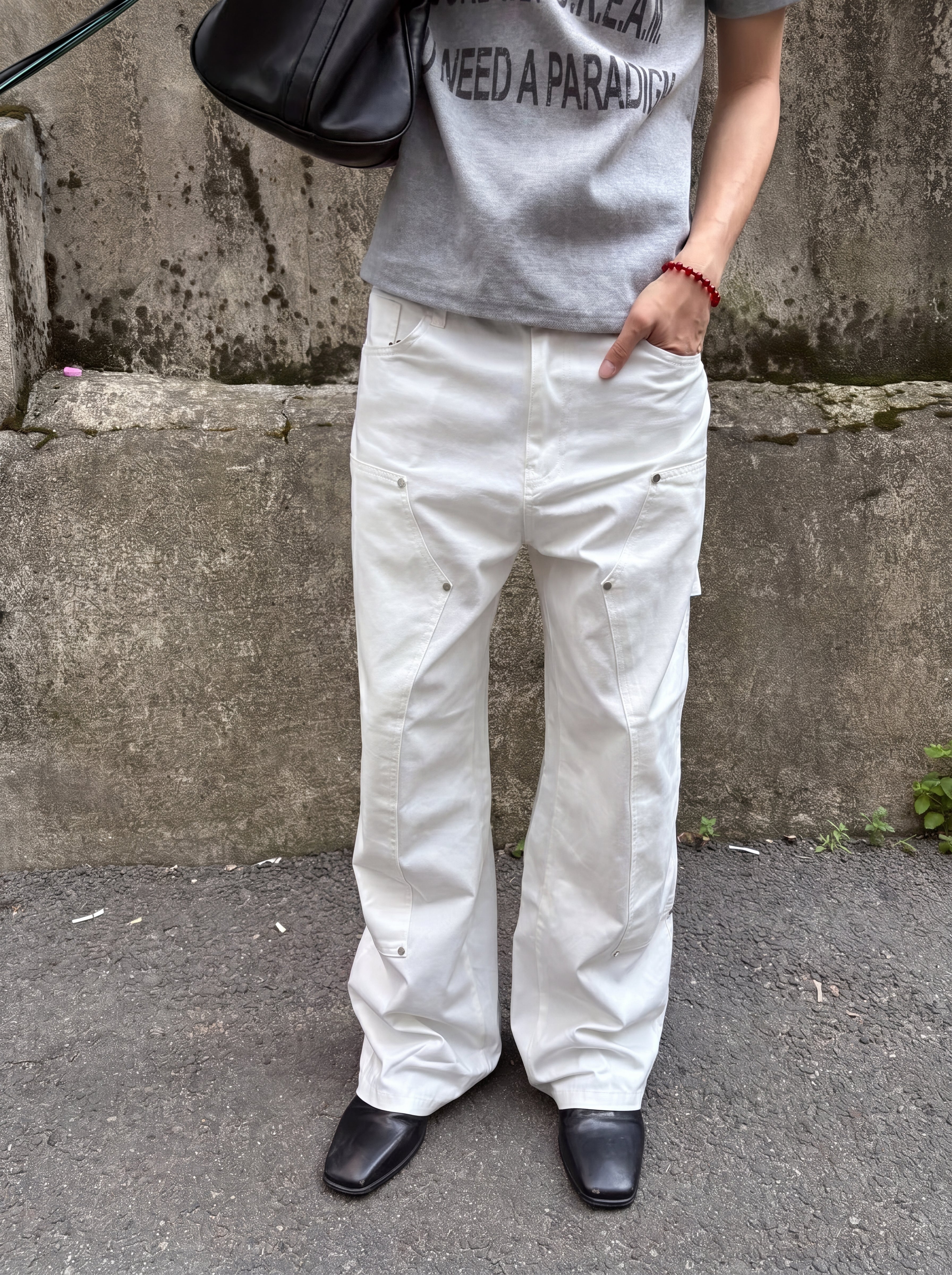 Double-Knee Cotton Work Pants