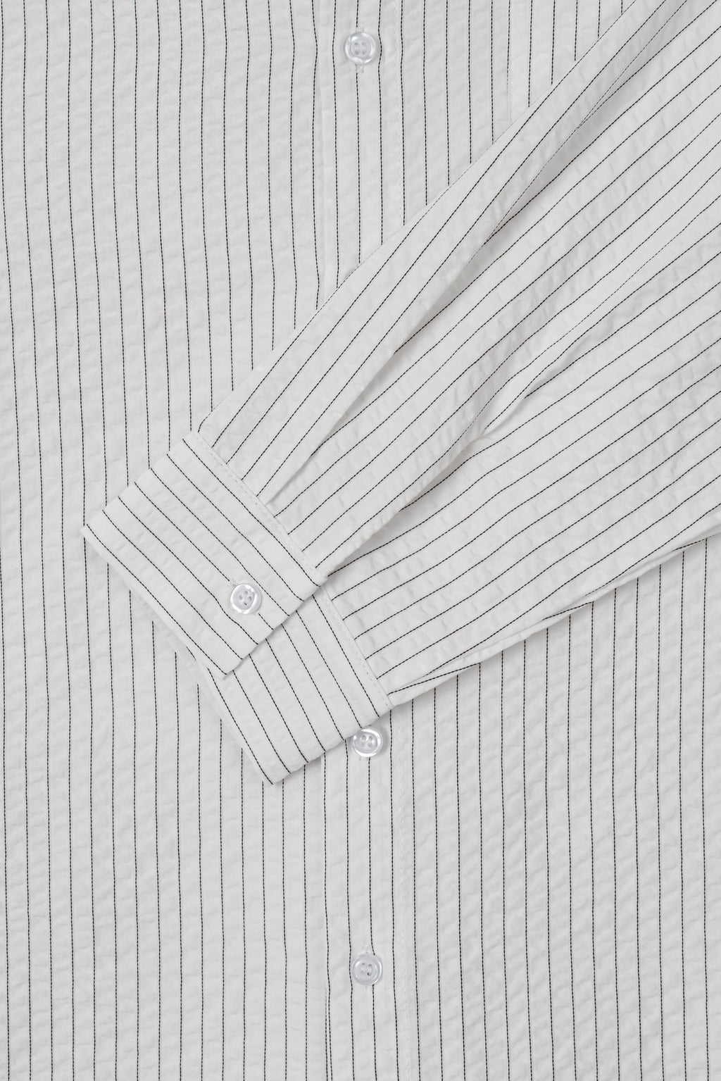 Textured Stripe Seersucker Shirt