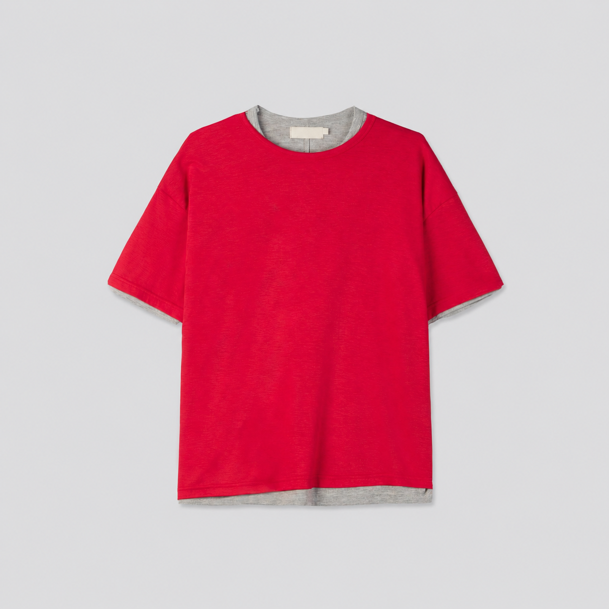 Layered-Cut Short Sleeve Tee