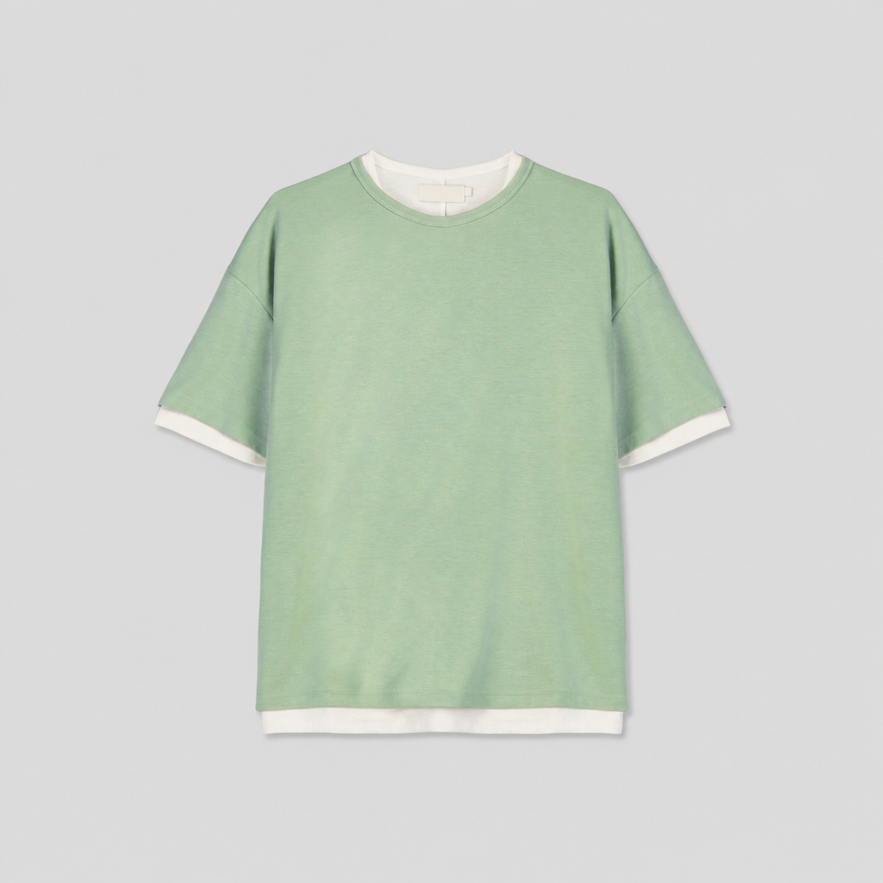 Layered-Cut Short Sleeve Tee