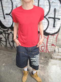 Layered-Cut Short Sleeve Tee