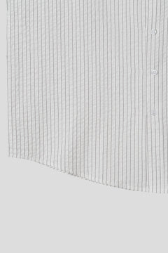 Textured Stripe Seersucker Shirt