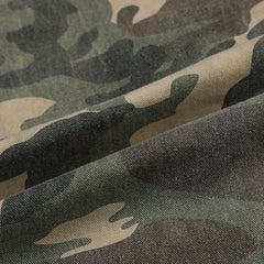 Washed Camo Panel Cargo Pants