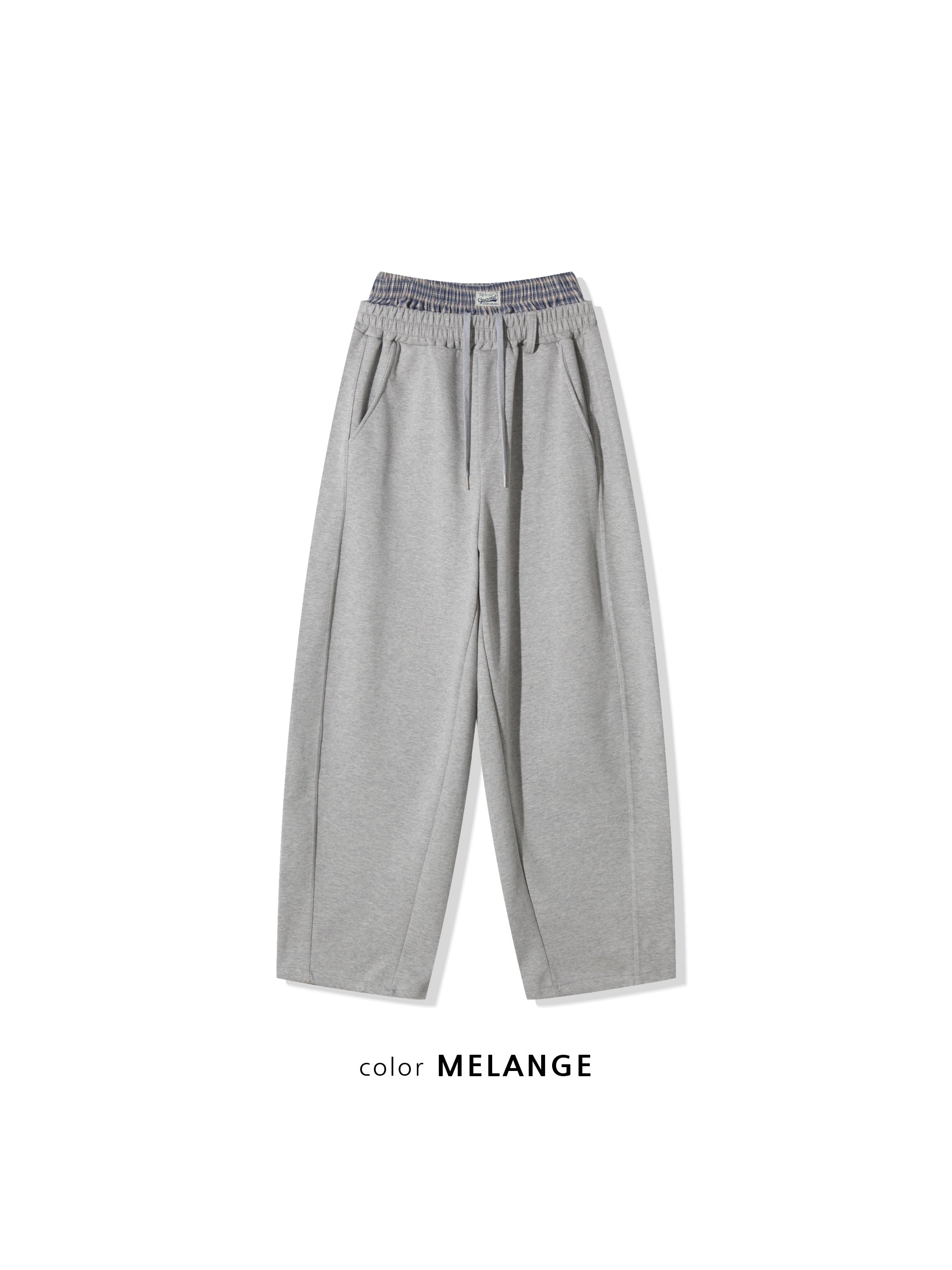 Sagged Layered Sweat Pants