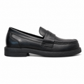 Moc-Toe Leather Penny Loafers