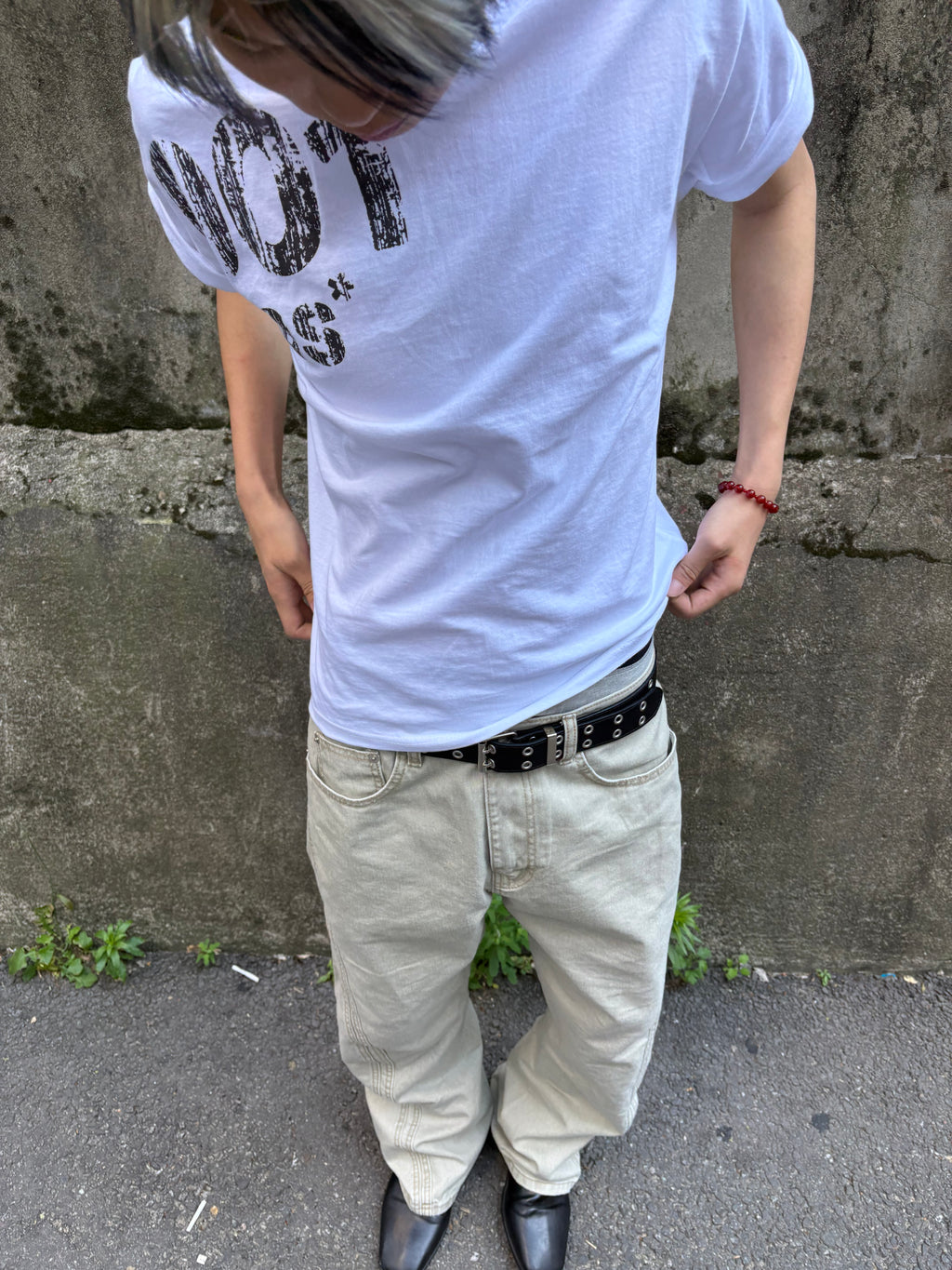 Washed Seam Flare Pants