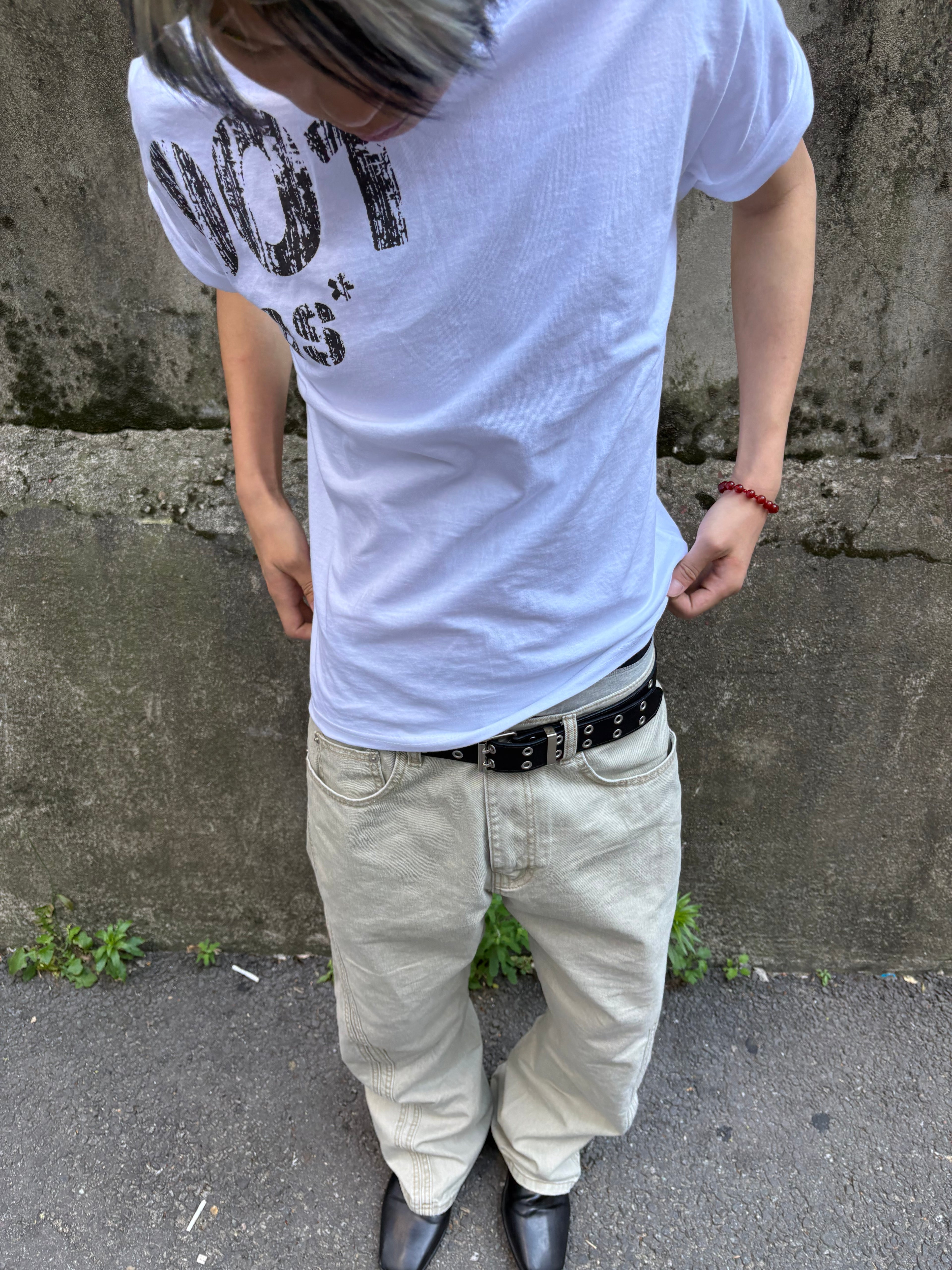 Washed Seam Flare Pants