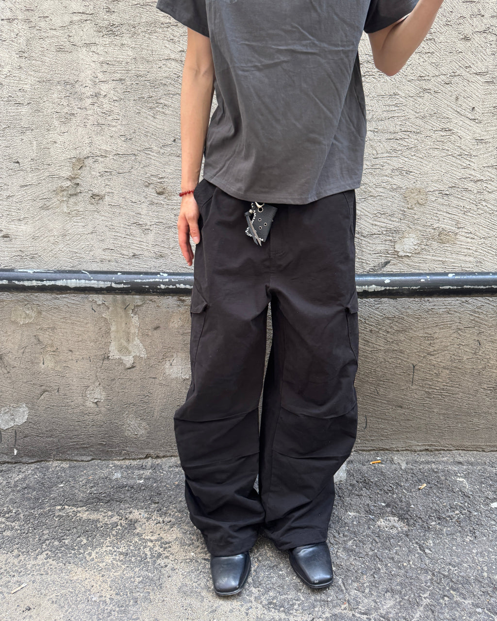 Snap-Pocket Cotton Cargo Pants