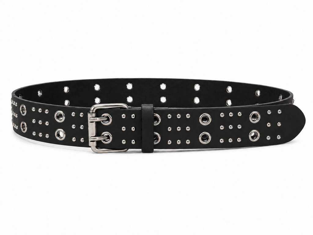 Circle-Stud Wide Belt