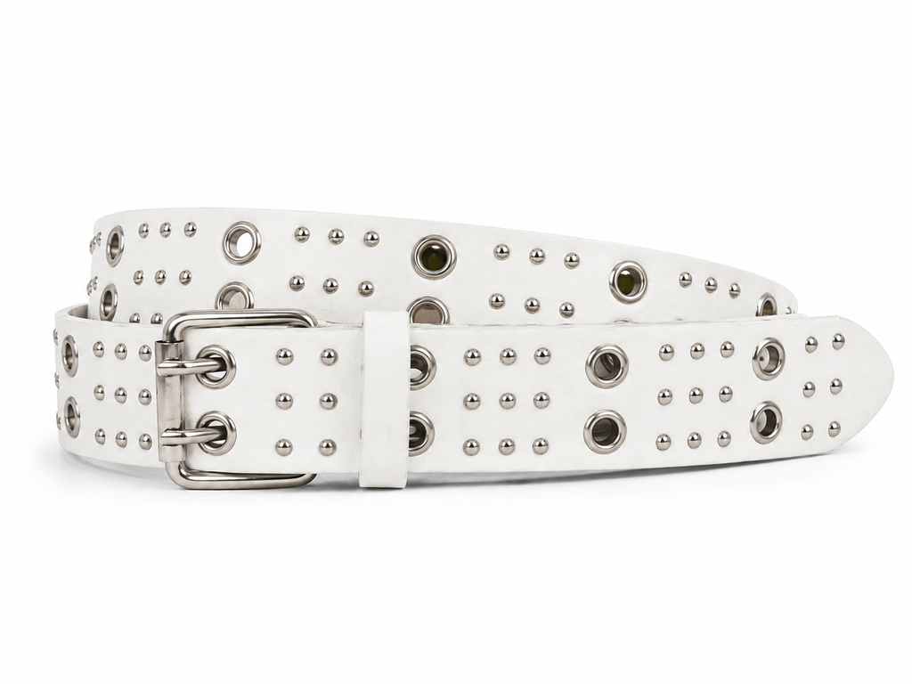 Circle-Stud Wide Belt