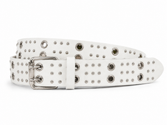 Circle-Stud Wide Belt