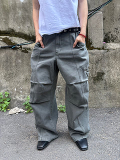 Panel-Dyed Cargo Pants