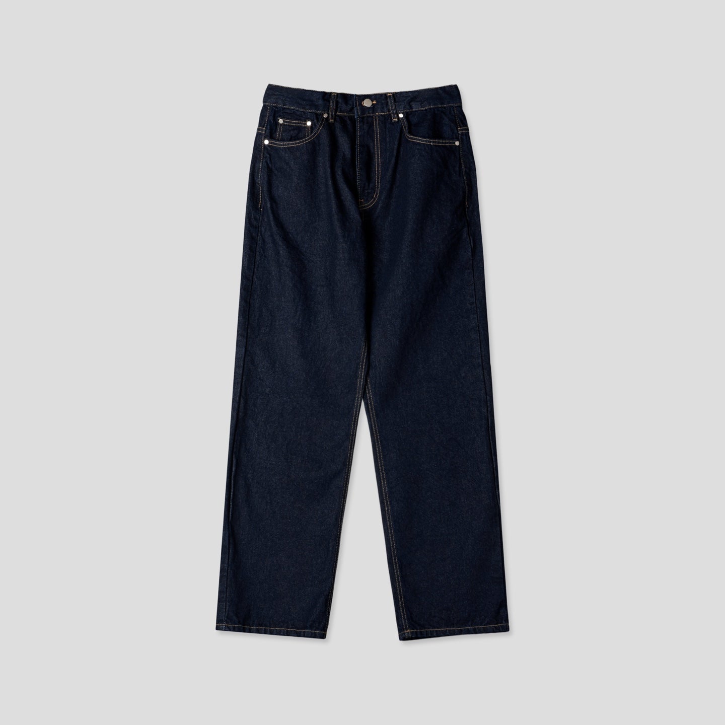 Carry Over Embroidery Wide Denim Pants