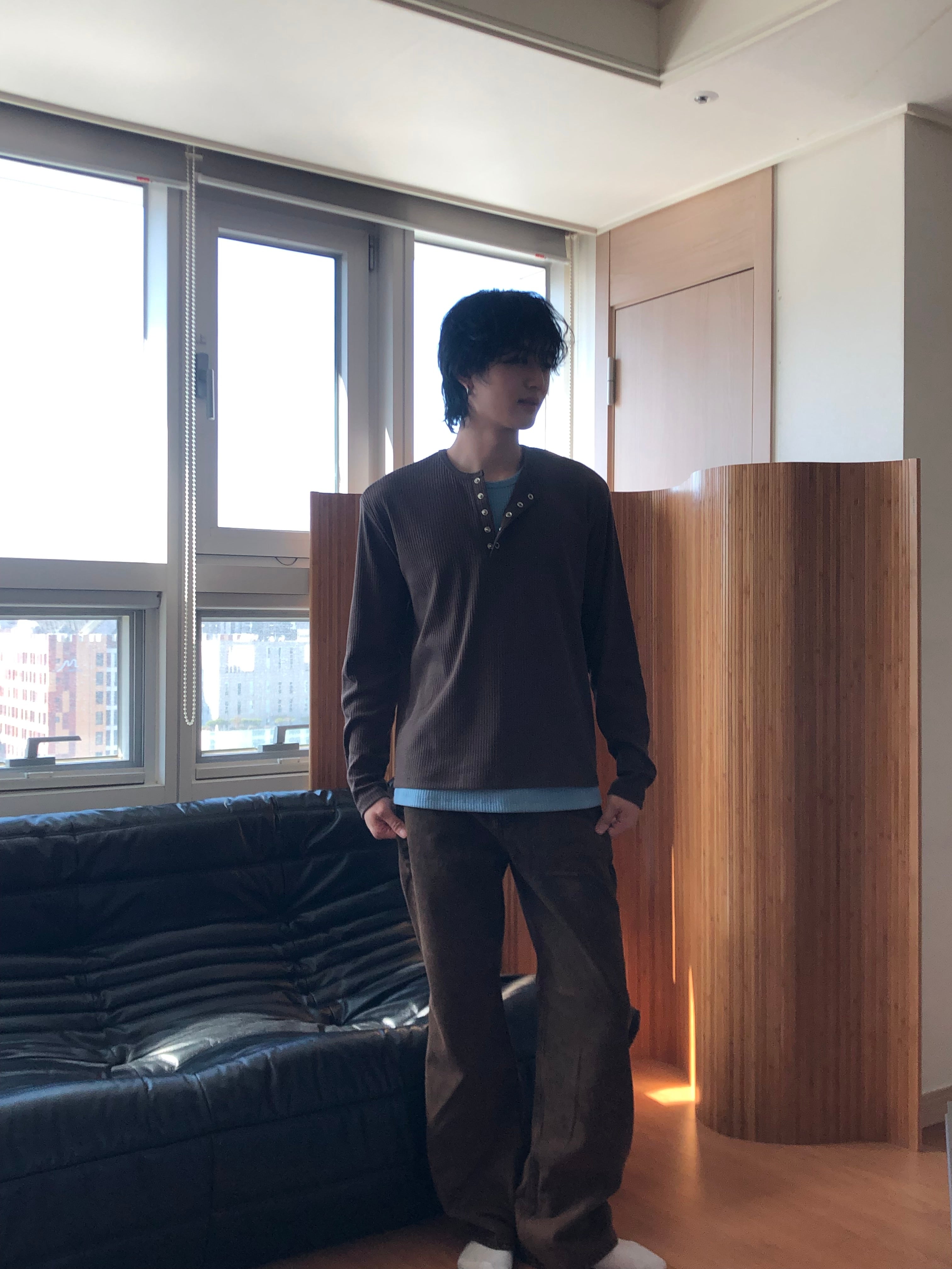 Essential Layering Ribbed Henley