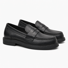 Moc-Toe Leather Penny Loafers