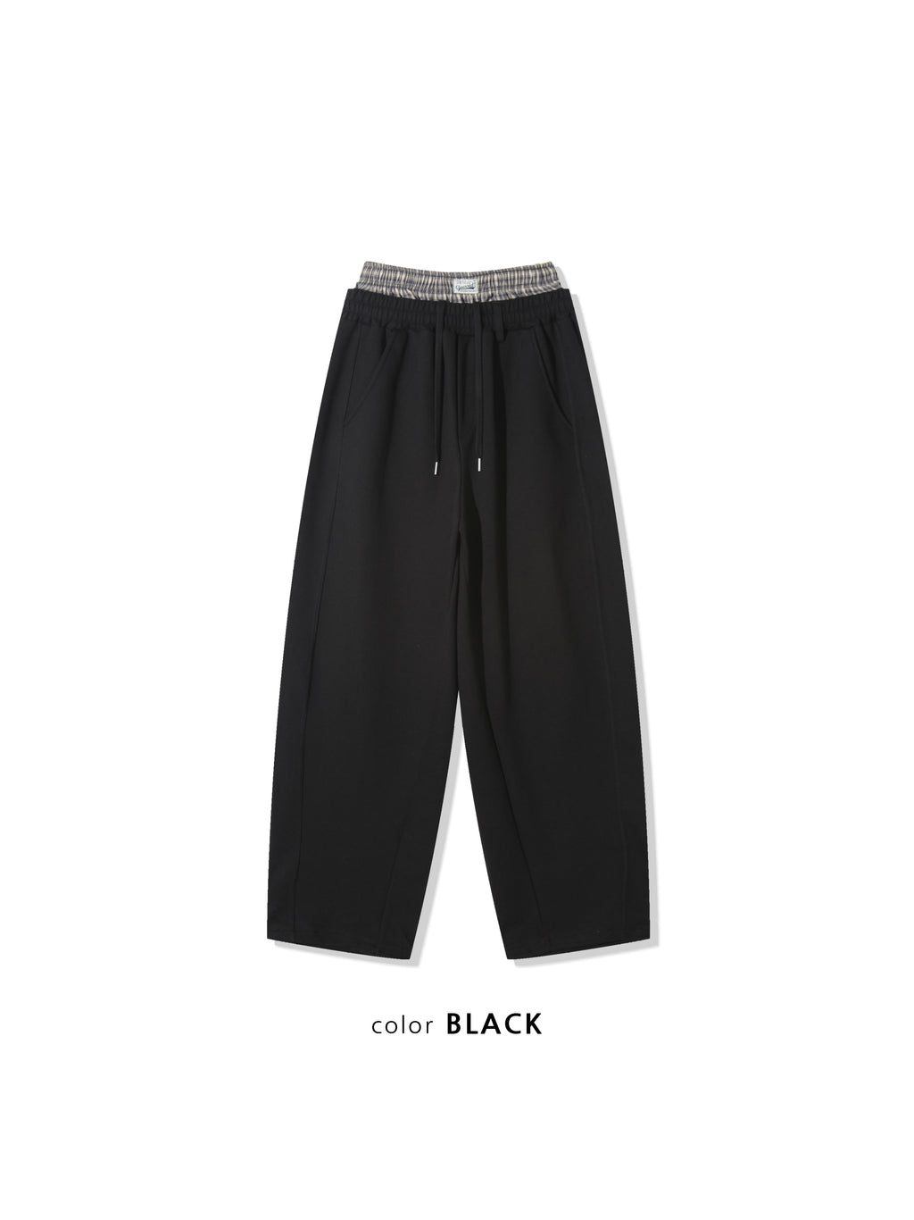 Sagged Layered Sweat Pants