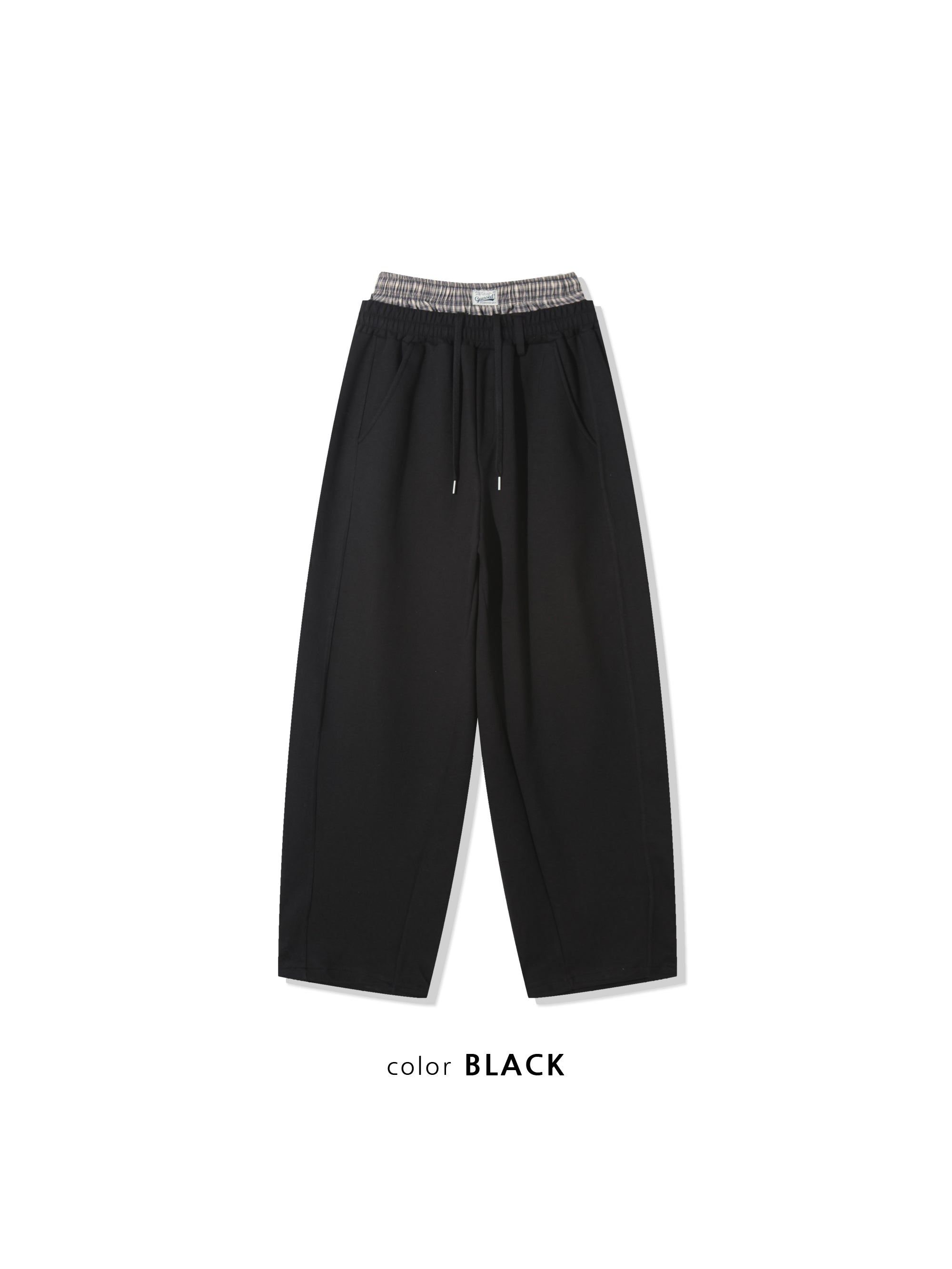 Sagged Layered Sweat Pants