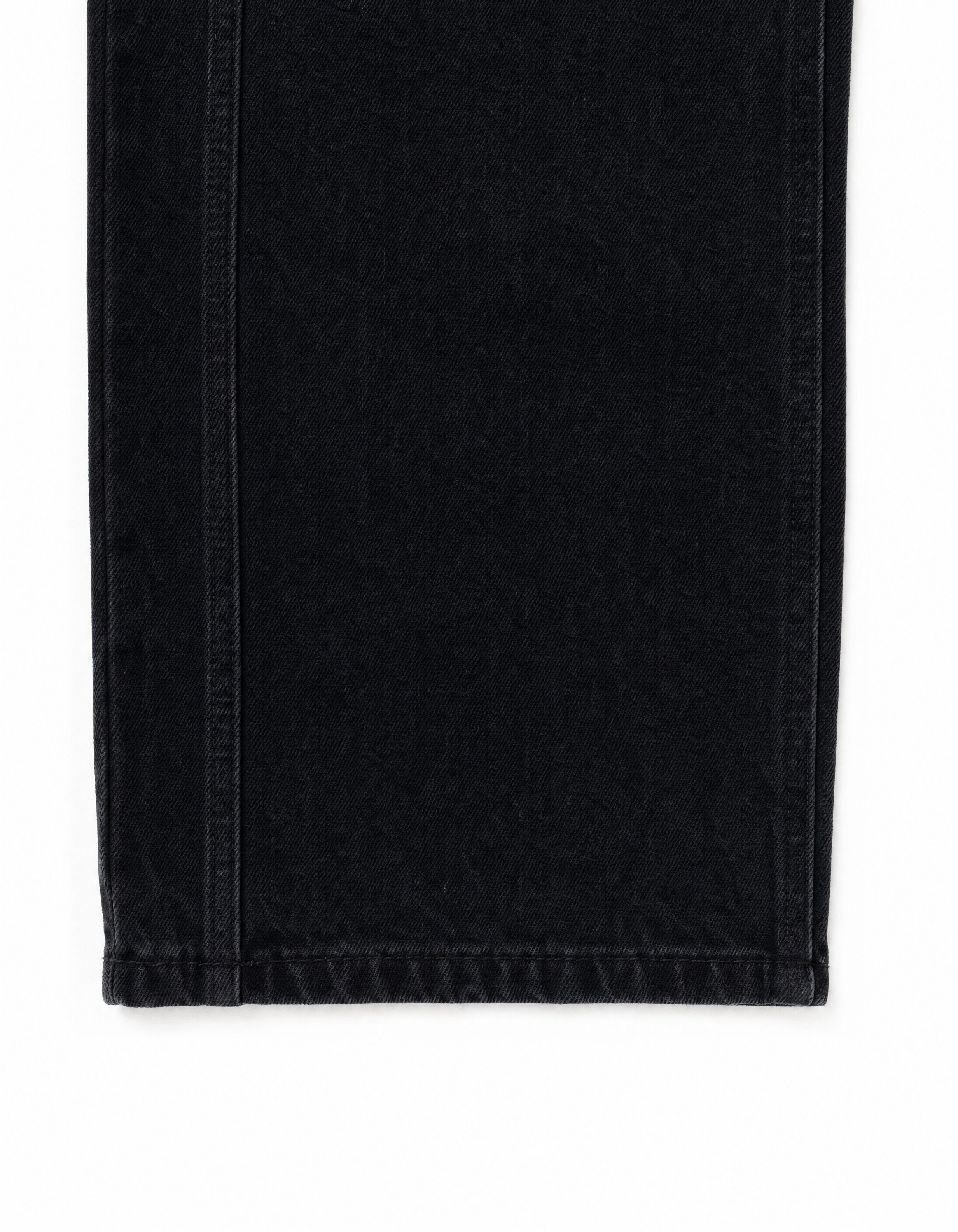 Tab-Pocket Wide Denim Pants
