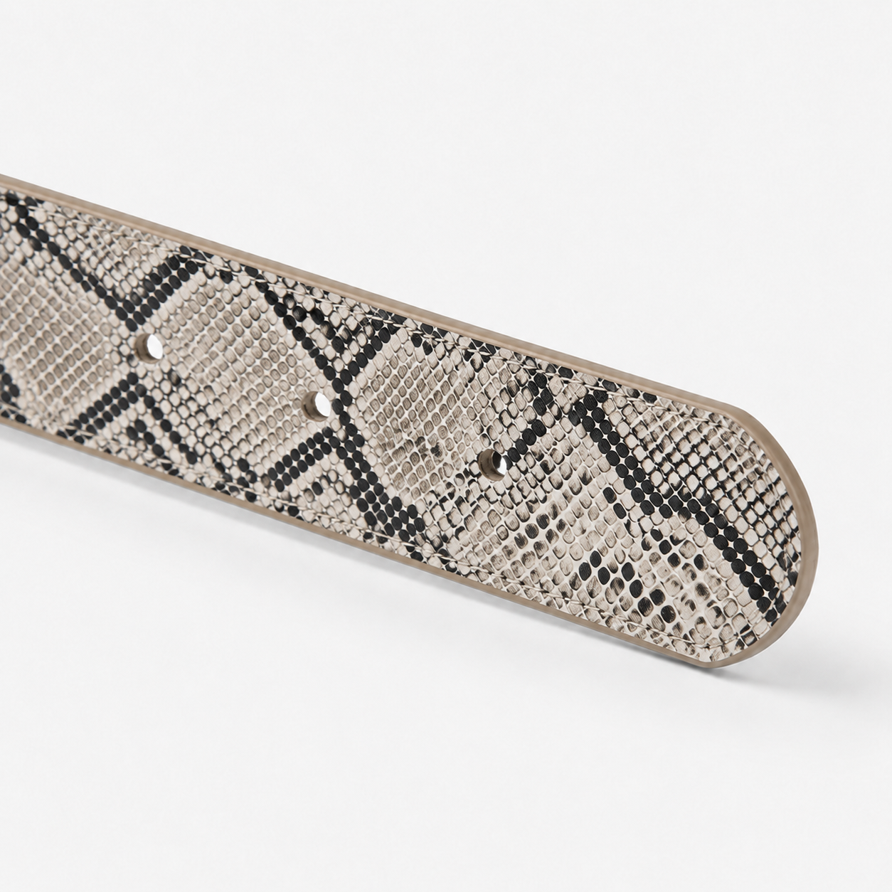 Python-Emboss Slim Belt