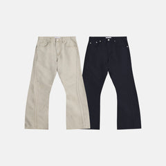 Washed Seam Flare Pants