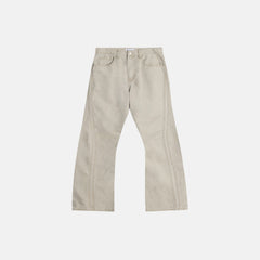 Washed Seam Flare Pants
