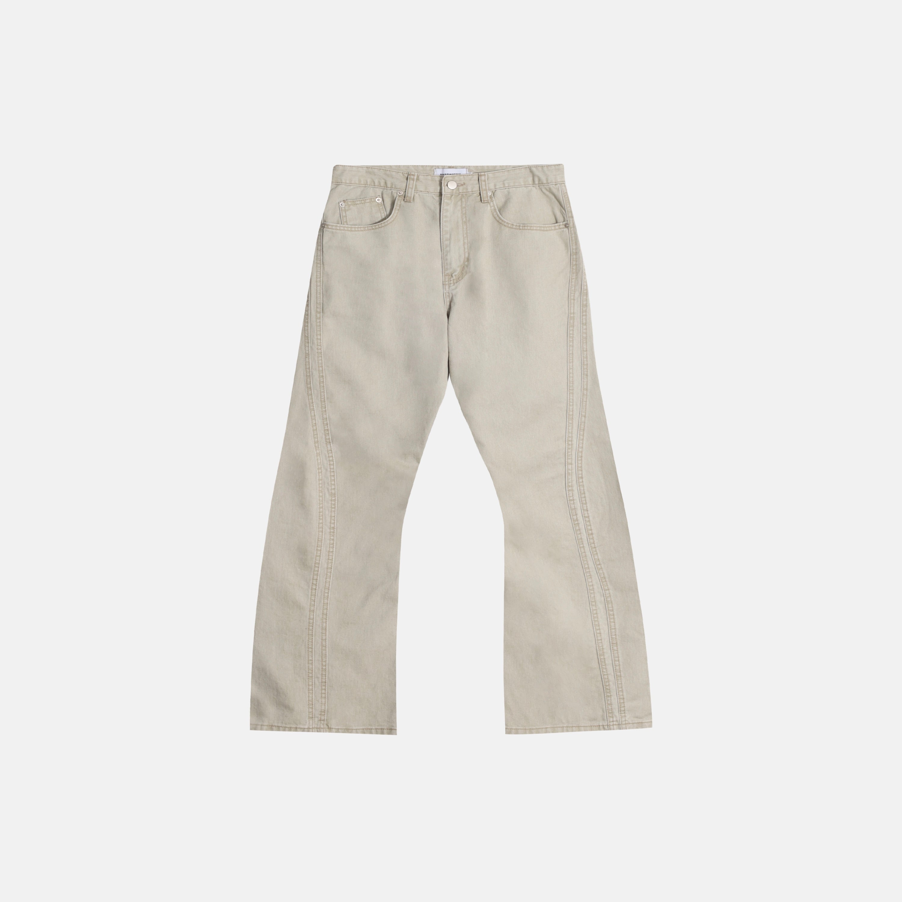 Washed Seam Flare Pants