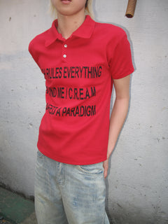 Graphic Slim-Fit Pique Polo Shirt