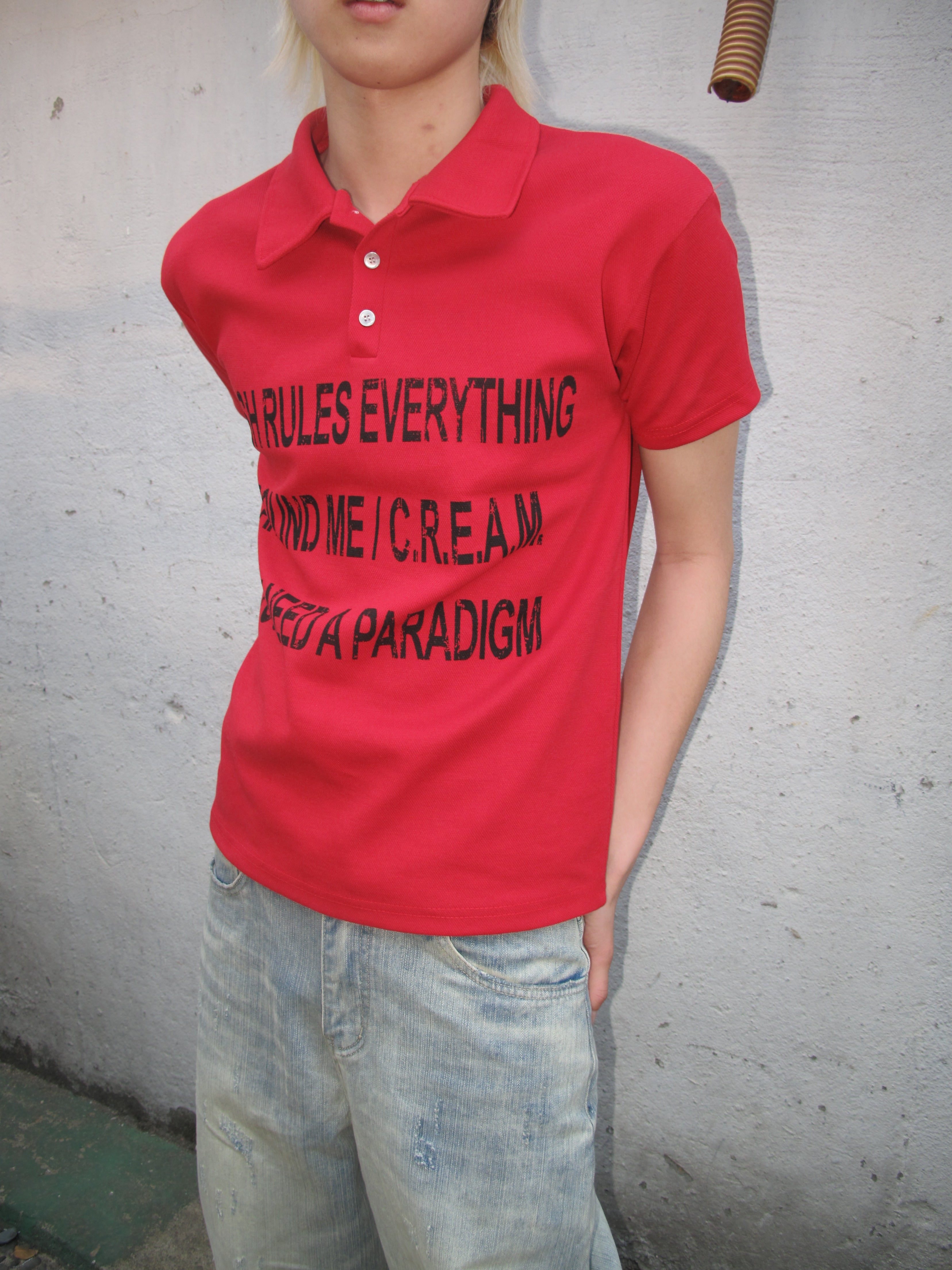 Graphic Slim-Fit Pique Polo Shirt