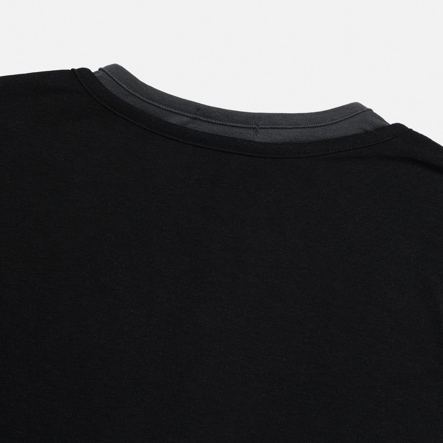 Buckle-Detail Layered Long Sleeve Top