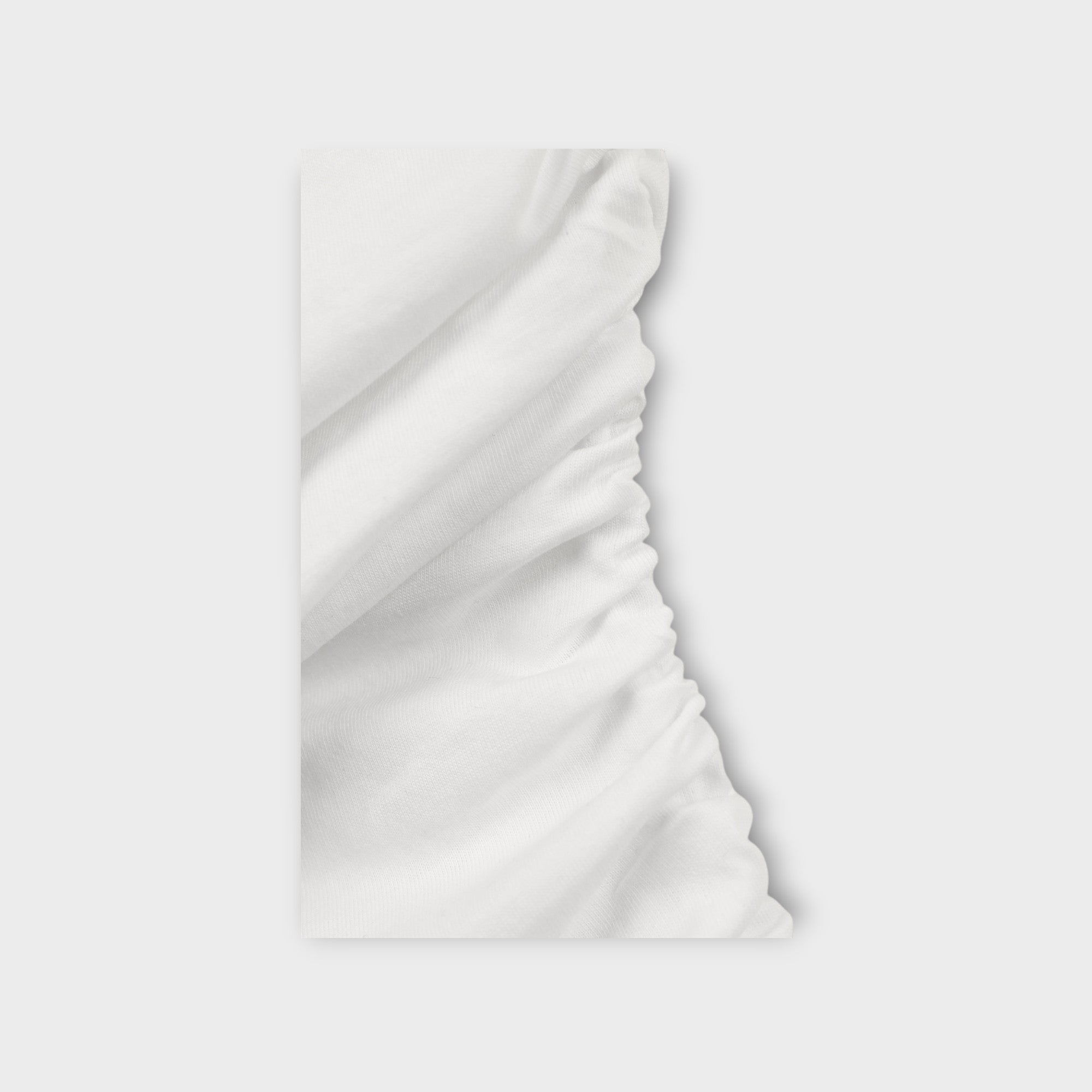 Soft Shirring Long Sleeve Top