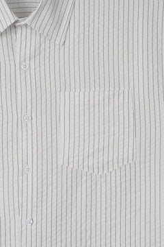 Textured Stripe Seersucker Shirt
