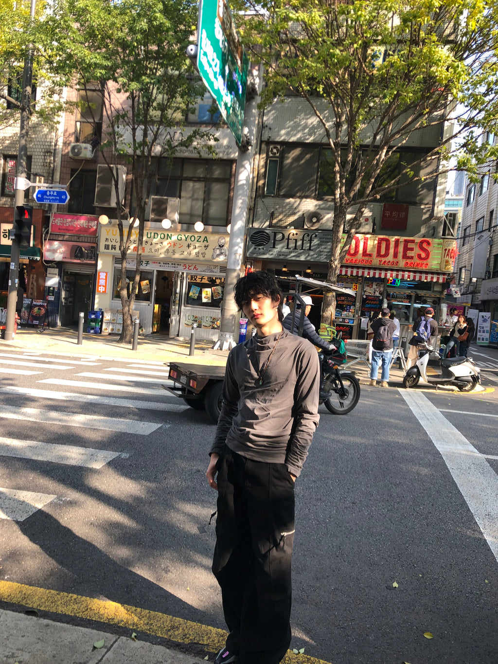 Soft Shirring Long Sleeve Top