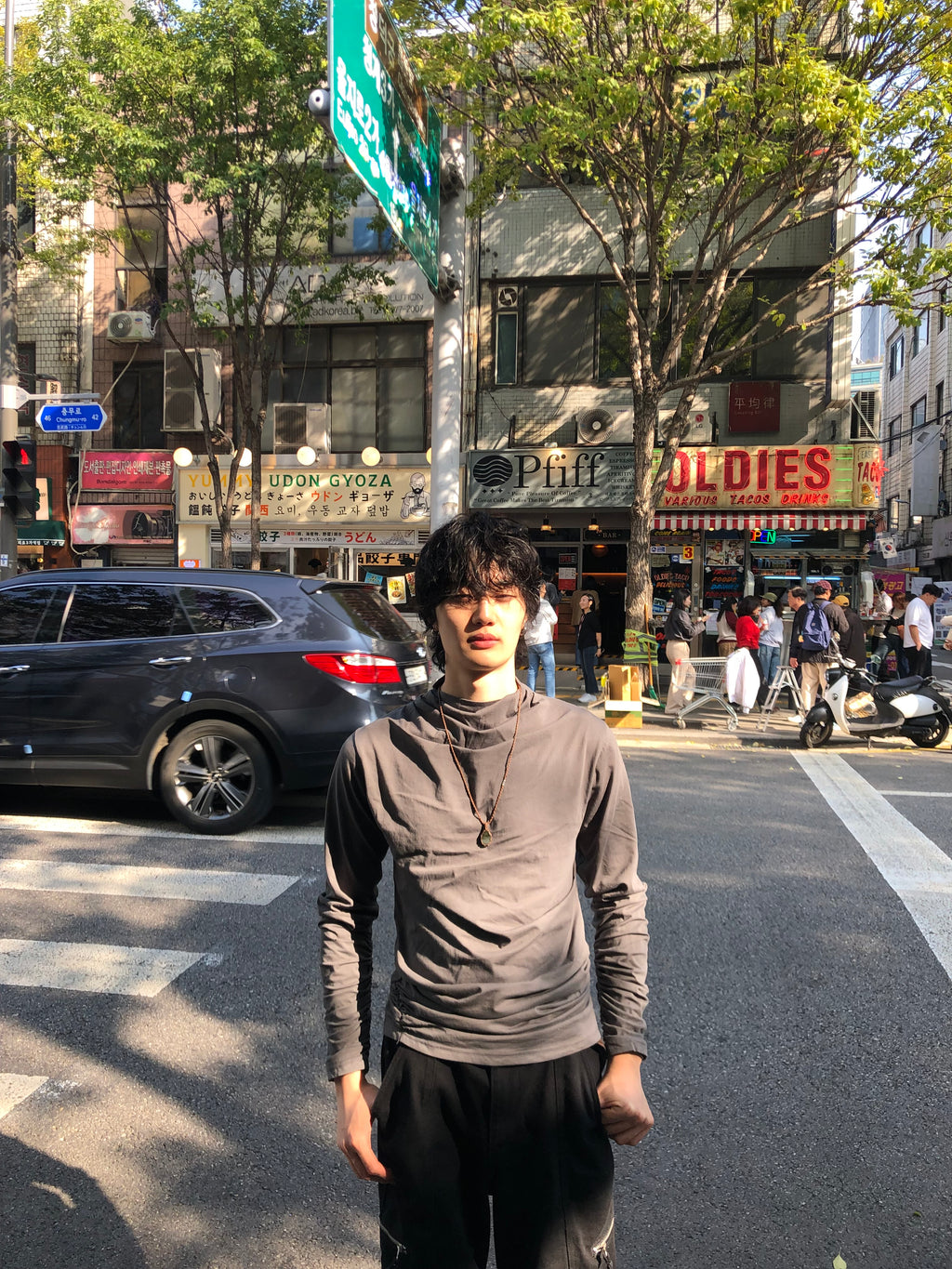 Soft Shirring Long Sleeve Top