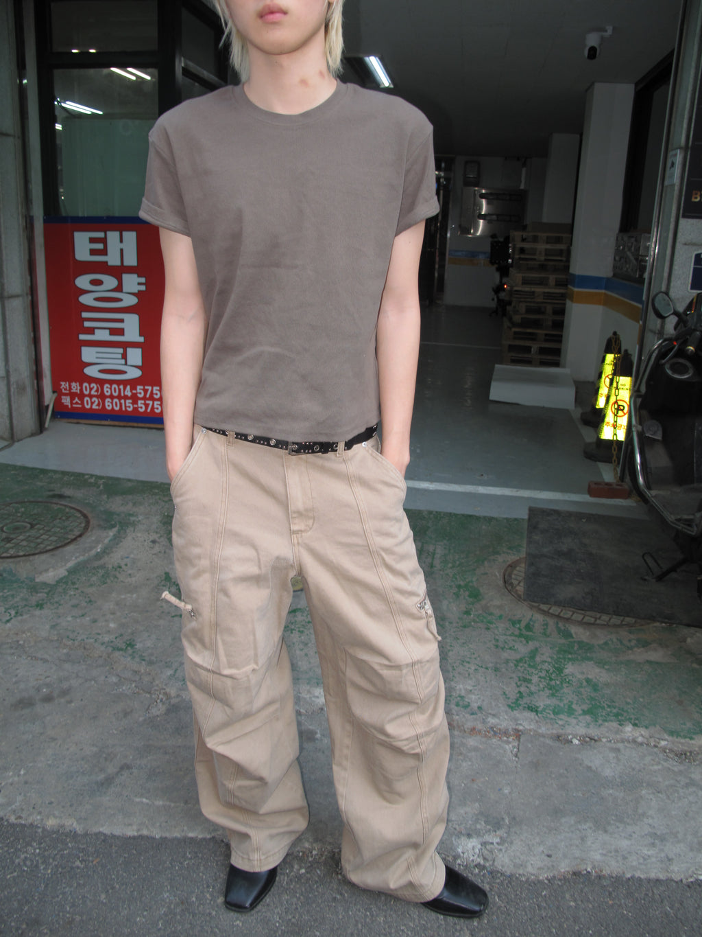 Ribbed Muscle-Fit Crew T-Shirt