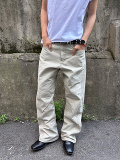Washed Seam Flare Pants