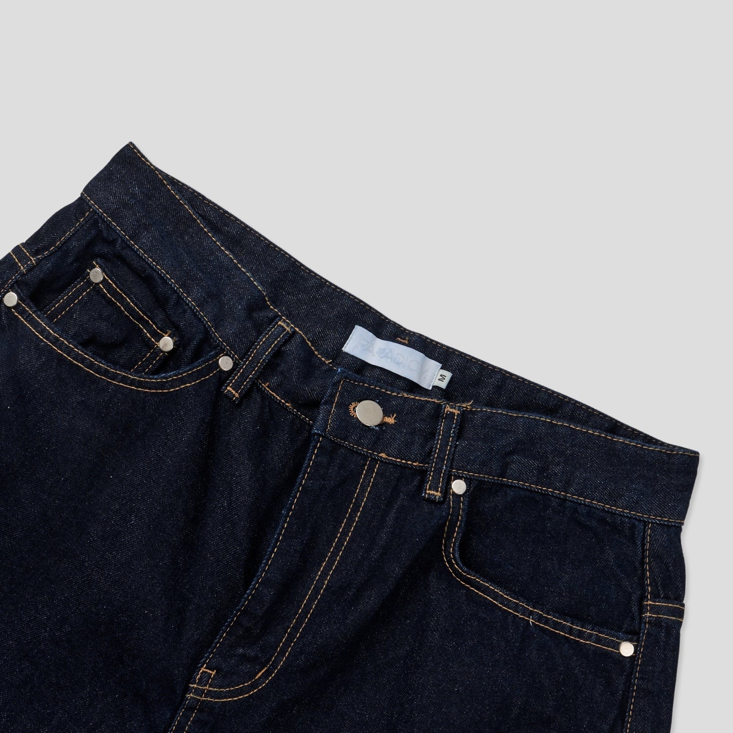 Carry Over Embroidery Wide Denim Pants