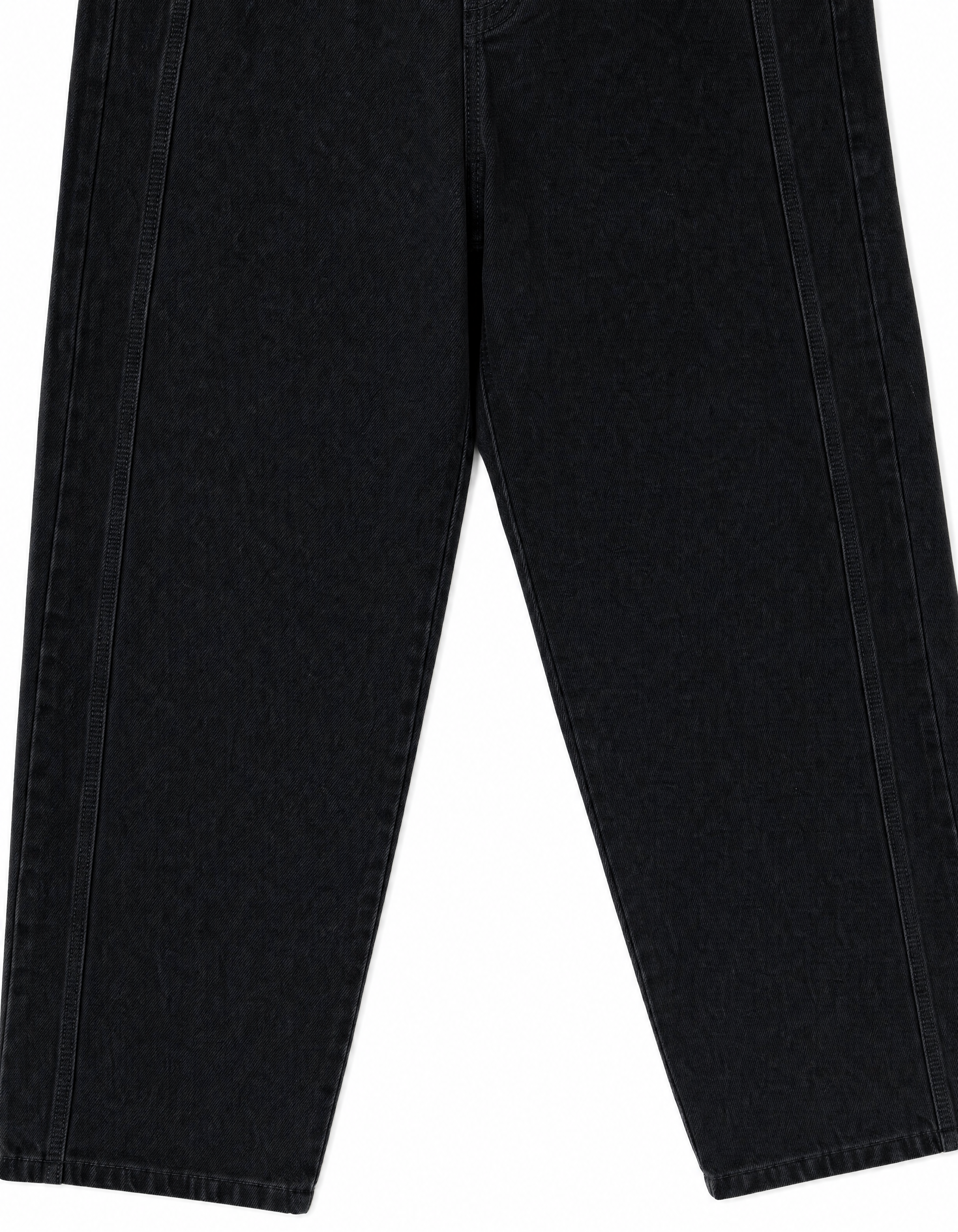 Tab-Pocket Wide Denim Pants