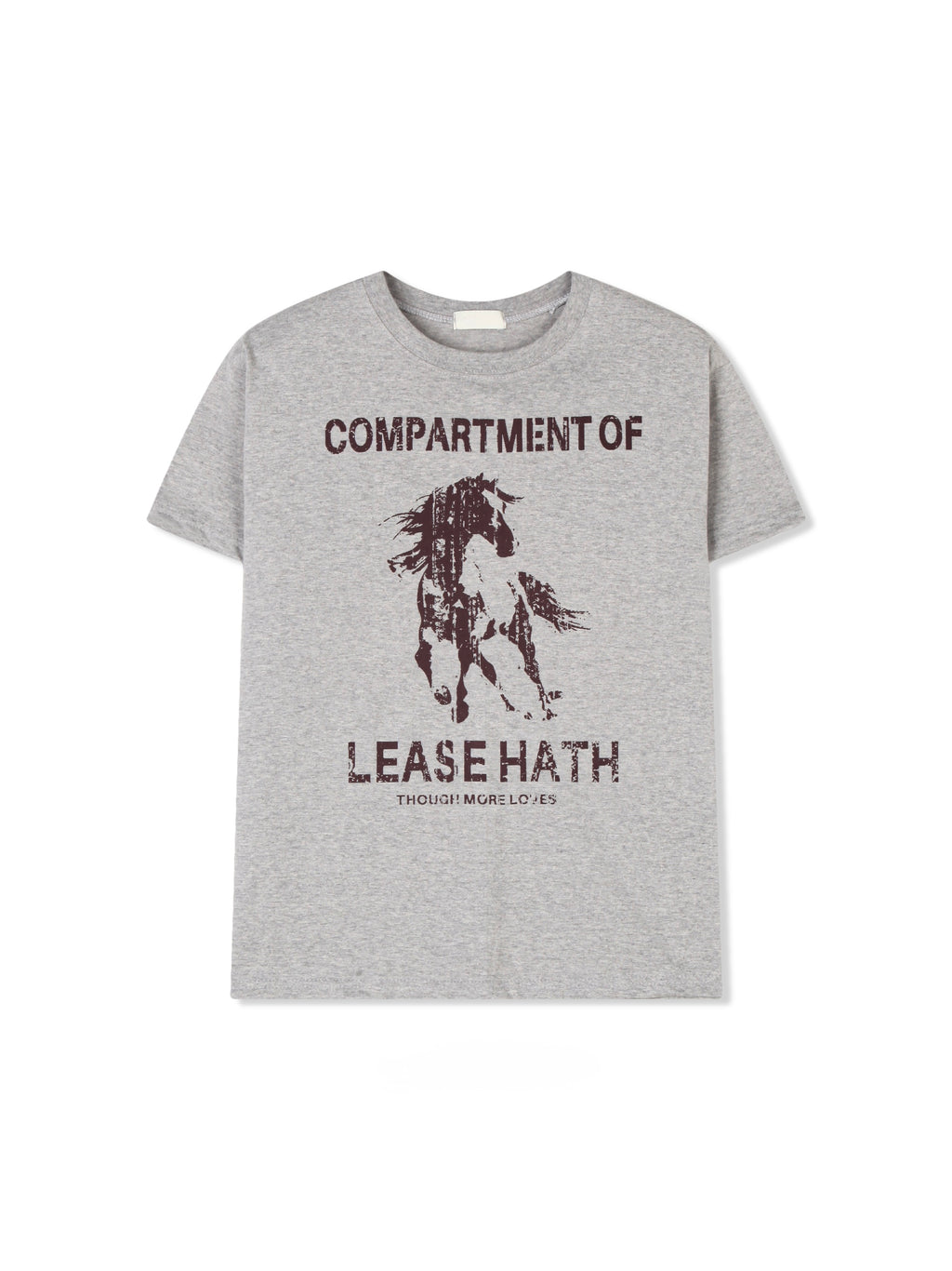 Distressed Horse Graphic Cotton Tee