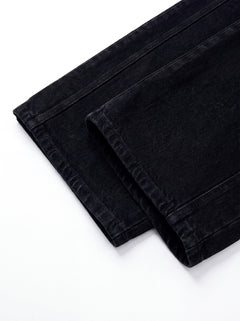 Tab-Pocket Wide Denim Pants