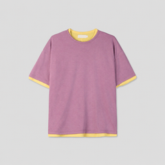 Layered-Cut Short Sleeve Tee